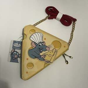 Primark Disney Ratatouille Cheese Crossbody Bag Remy the Rat Purse NWT